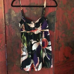 Lined silk Ted Baker blouse with matching belt.